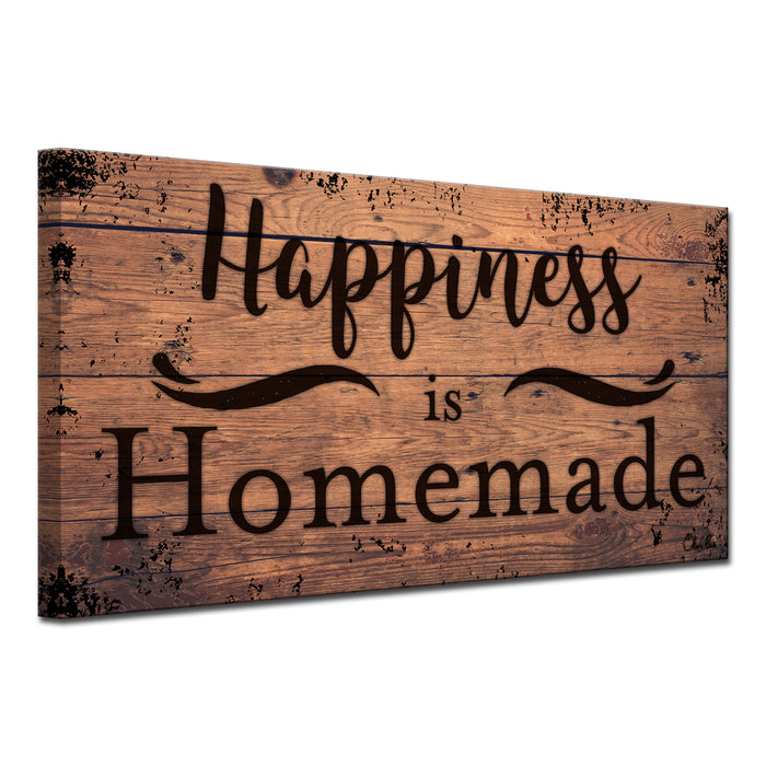 'Homemade' Wrapped Canvas Wall Art