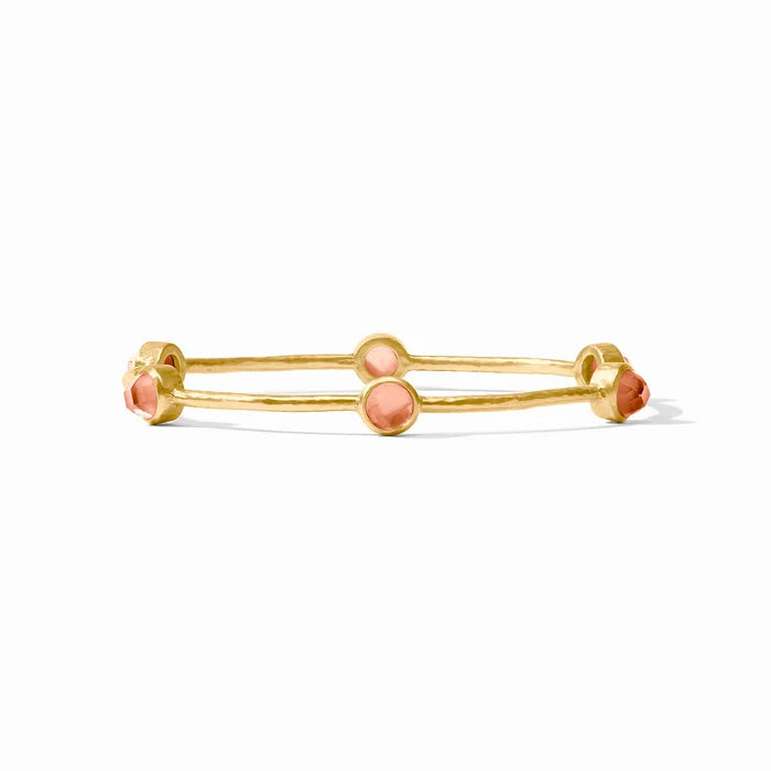 Julie Vos - Bracelet - Milano Luxe Bangle - Medium - Iridescent Melon - Findlay Rowe Designs