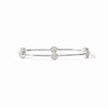 Julie Vos - Bracelet - Silver - Milano Luxe Bangle - Pavé Cubic Zirconia - Medium - Findlay Rowe Designs