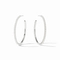 Julie Vos - Earring - Silver - Juliet Hoop - Large - Findlay Rowe Designs