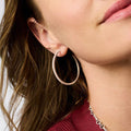 Julie Vos - Earring - Silver - Juliet Hoop - Medium - Findlay Rowe Designs
