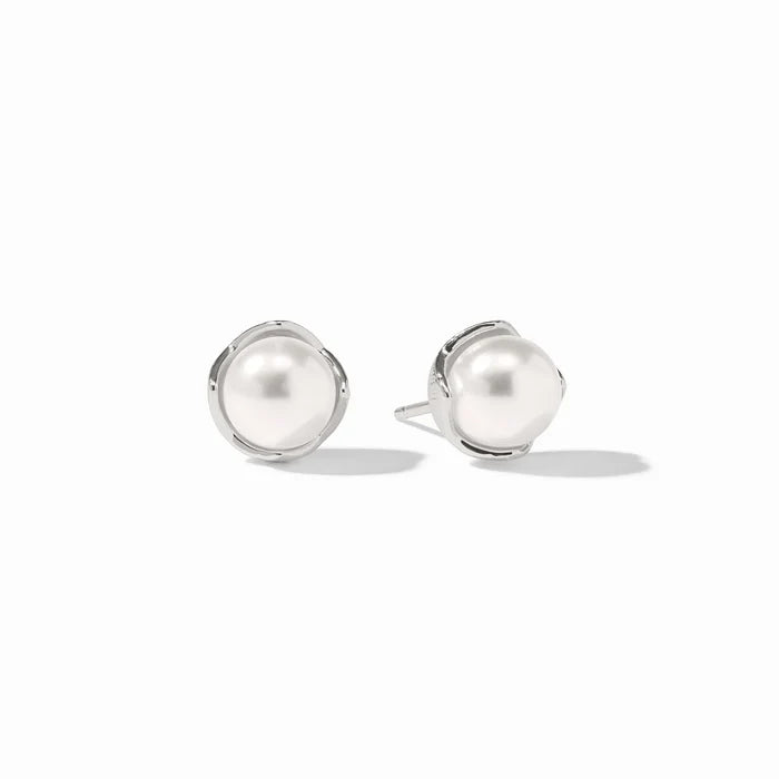 Julie Vos - Earring - Silver - Penelope Stud - Small - Findlay Rowe Designs