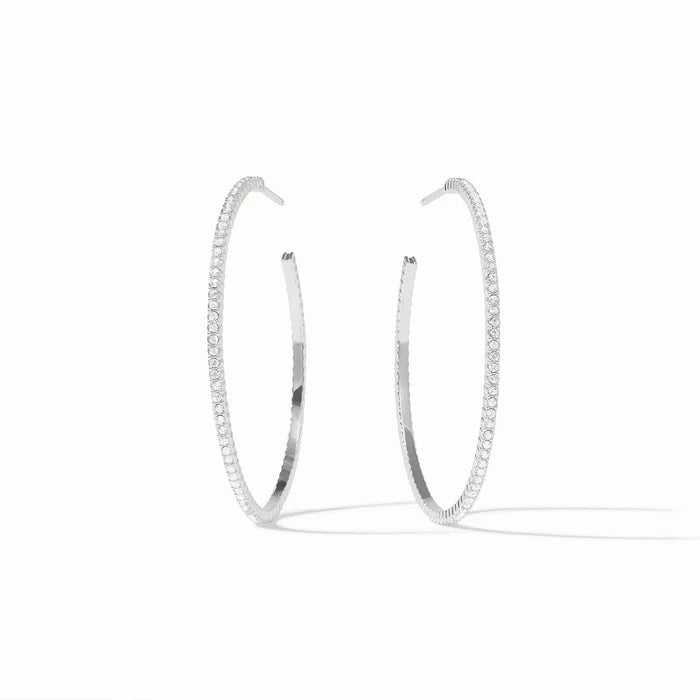 Julie Vos - Earring - Silver - Windsor Hoop - Large - Findlay Rowe Designs