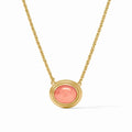 Julie Vos - Necklace - Portofino Solitaire - Melon Jade - Findlay Rowe Designs