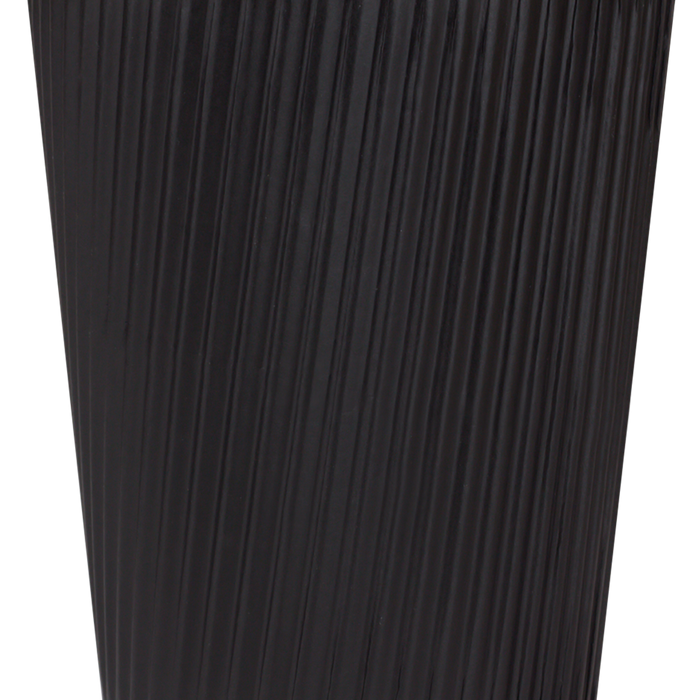 Karat 12oz Ripple Paper Hot Cups - Black (90mm) - 500 ct
