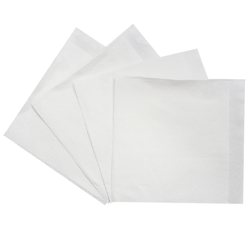 Karat 9"x9" Beverage Napkins - White - 4,000 ct, KN-B99-1W