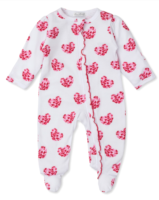 Kissy Kissy- Heart of Hearts Footie - Findlay Rowe Designs