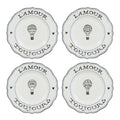 L'Amour Toujours Dessert/Salad Plate Assorted - Set of 4 by Juliska