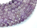Light Amethyst, 12mm Round Beads-BeadBasic