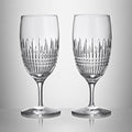 Lismore Diamond Essence Iced Beverage 18oz Set of 2 by Waterford