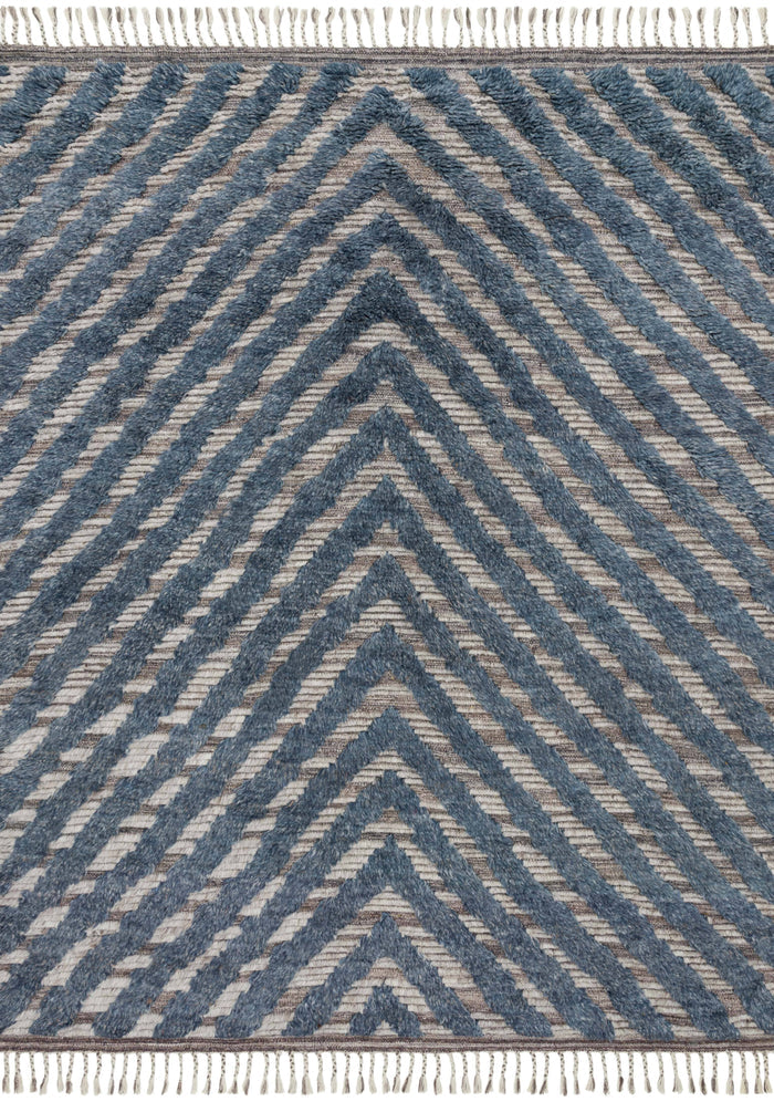 Loloi Khalid Rug | Blue / Pewter Loloi