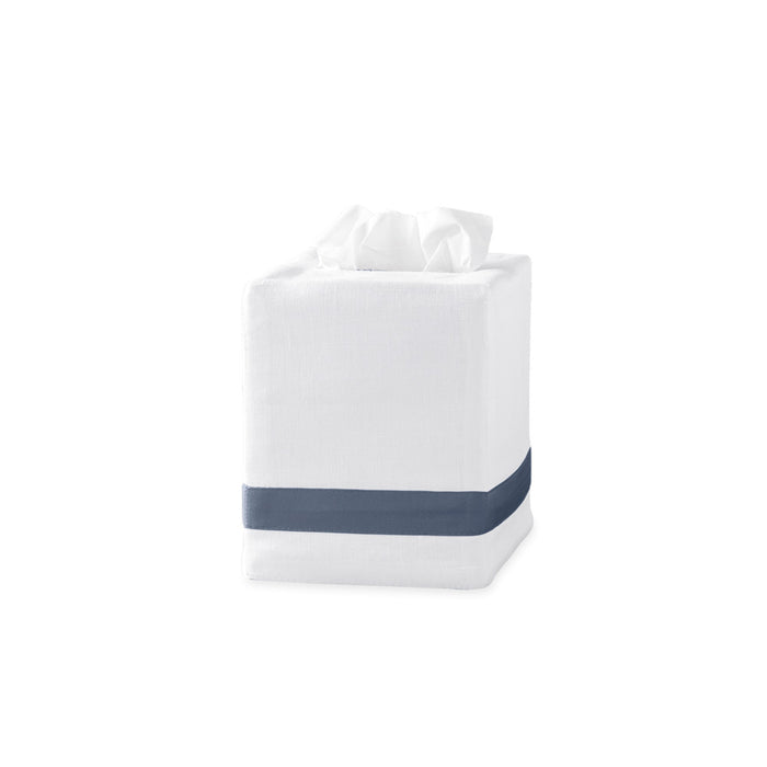 Lowell Tissue Box Cover Steel Blue