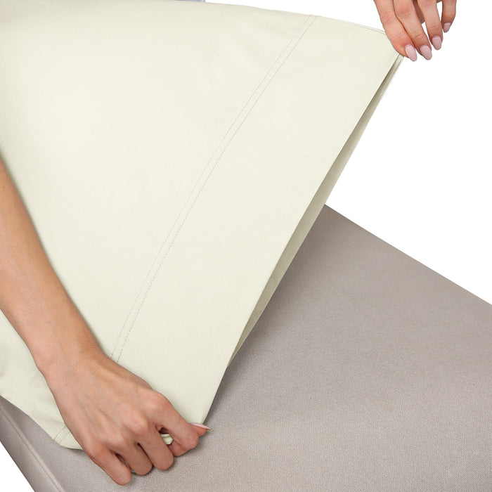 Luxe Smooth Sateen Solid Sheet Set - California Design Den