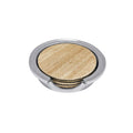 Mallorca Faux Grasscloth Signature Coaster Set by Mariposa