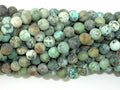 Matte African Turquoise, 6mm Round Beads-BeadBasic