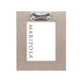 Natural Linen With Dog Bone 5X7 Frame Vertical by Mariposa