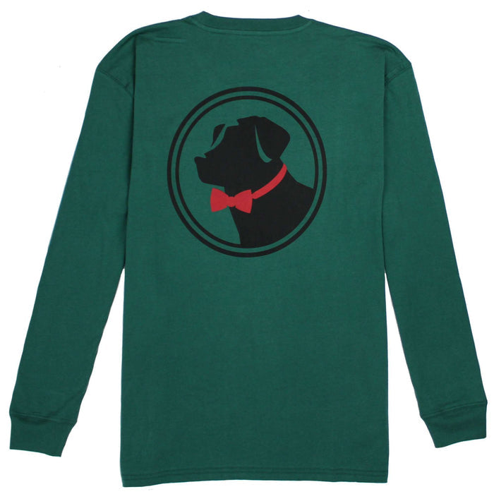 Original Logo Long Sleeve Tee: Moss