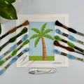 Palm Tree Needlepoint Kit