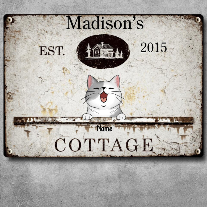 Pawzity Metal Yard Sign, Gifts For Pet Lovers, Cottage Vintage Signs, Personalized Housewarming Gifts