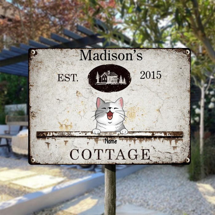 Pawzity Metal Yard Sign, Gifts For Pet Lovers, Cottage Vintage Signs, Personalized Housewarming Gifts