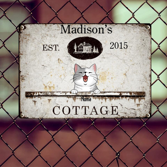 Pawzity Metal Yard Sign, Gifts For Pet Lovers, Cottage Vintage Signs, Personalized Housewarming Gifts
