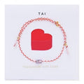 Pink Love Carded Bracelet