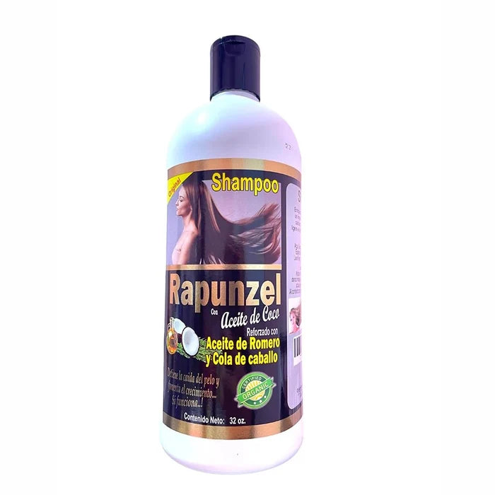 Rapunzel Hair Growth Shampoo with Coconut Oil, Rosemary & Horsetail – Anti Hair Loss Formula - TRUECOLOR WHOLESALE