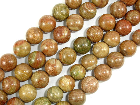 Saturn Jasper Bead, 10mm Round Beads-BeadBasic