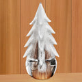 Simon Pearce Glass Evergreen, Snowy Branches
