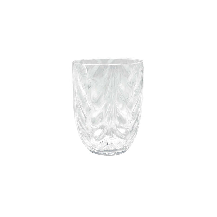 Sip Sip Wave Crystal Clear Stemless by Mariposa