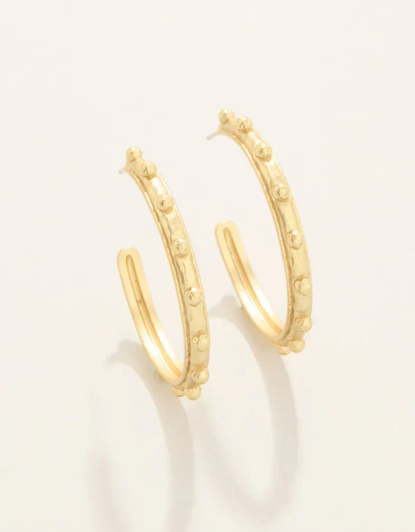 Spartina - Earrings - Mercer House Skinny Hoop - Findlay Rowe Designs