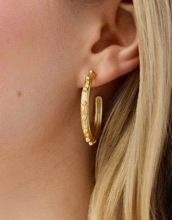 Spartina - Earrings - Mercer House Skinny Hoop - Findlay Rowe Designs