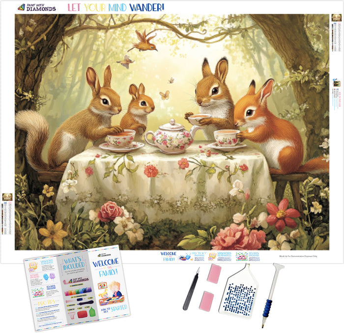 Springtime Tea Party with Woodland Friends