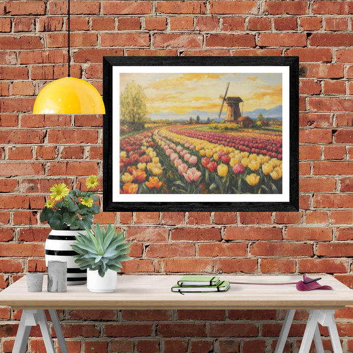 Sun-Kissed Tulip Fields