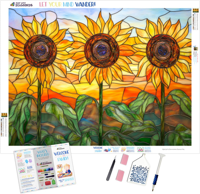 Sunflowers in the Morning Light