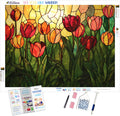 Sunlit Tulip Garden