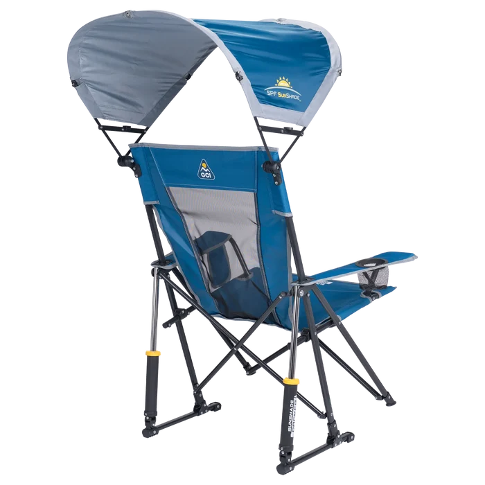 SunShade Rocker, Neptune Blue, Back Right