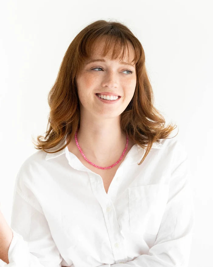 Susan Shaw - Necklace - Alys - Hot Pink - Findlay Rowe Designs