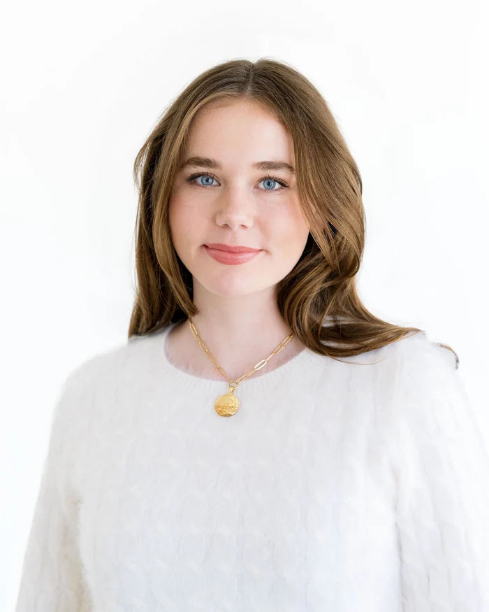 Susan Shaw - Necklace - Tobacco Leaf Paperclip - Findlay Rowe Designs