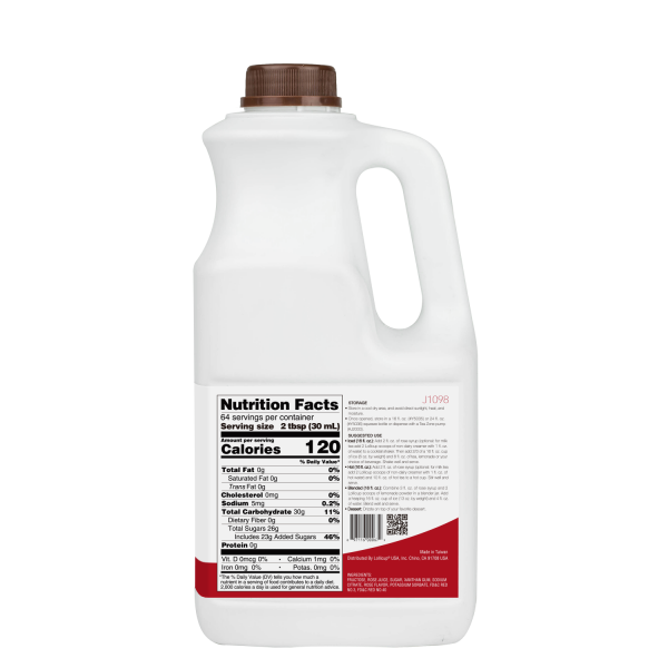 Tea Zone Rose Syrup (64oz) Case Of 6
