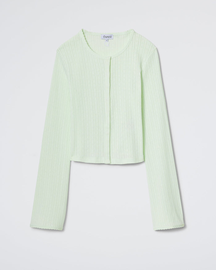 The Catnap Cardigan - Mint