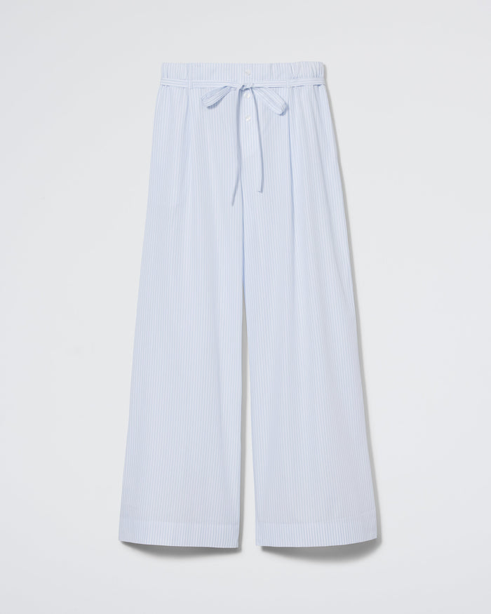 The Golden Hour Pant - Cloud Stripe
