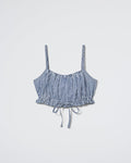The Heatwave Bralette - Midnight Stripe
