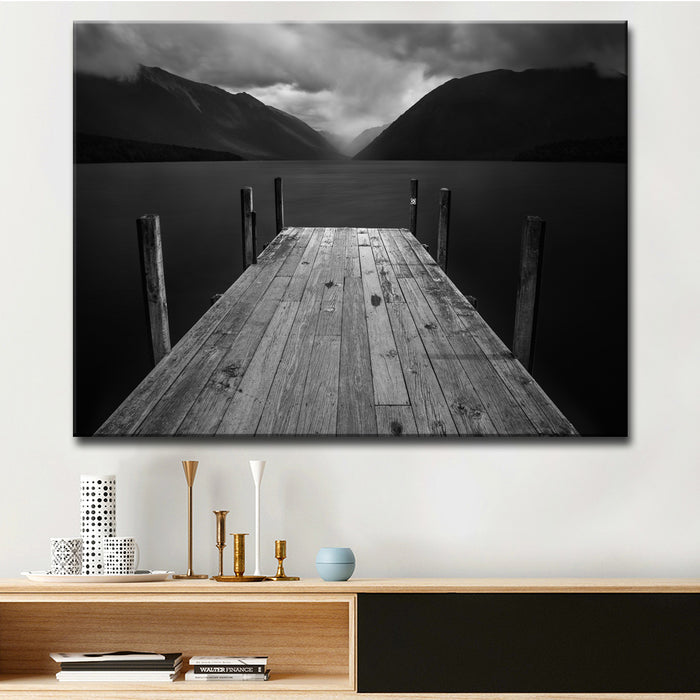 "The Lake" by Yan Zhang — Landscape Wall Art (Wrapped Canvas)