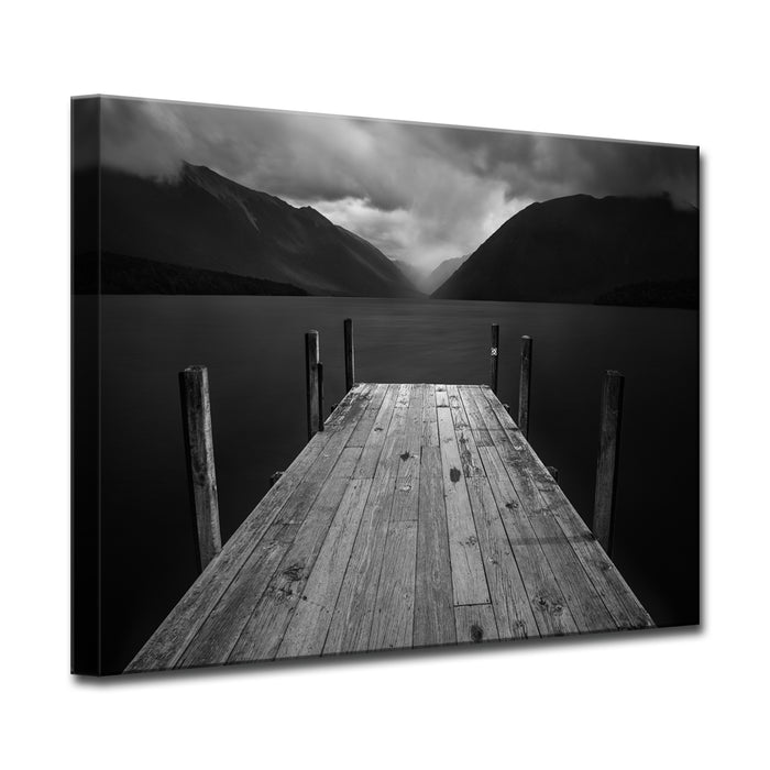 "The Lake" by Yan Zhang — Landscape Wall Art (Wrapped Canvas)