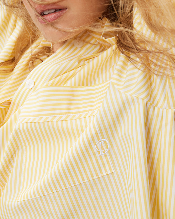 The Overnight Shirt - Sun Stripe