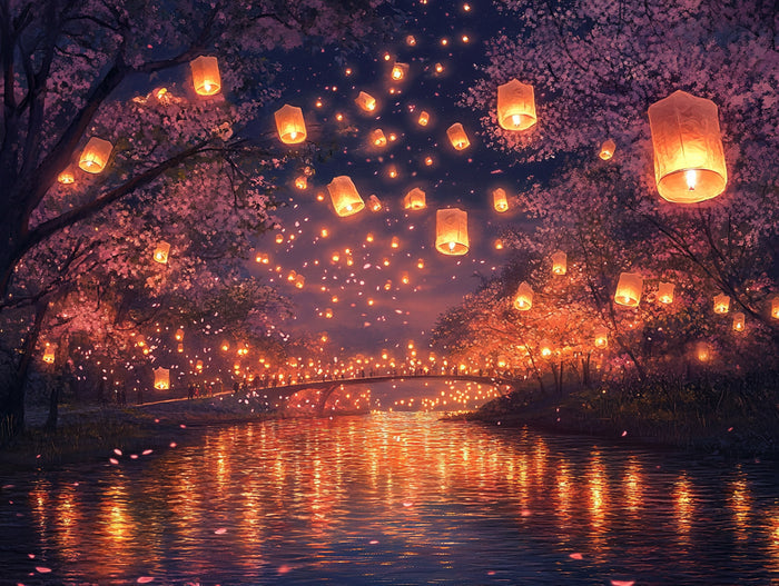 The Springtime Sky Lantern Festival