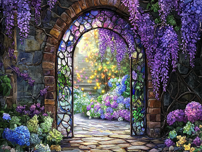 The Whispering Wisteria Gate