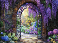 The Whispering Wisteria Gate