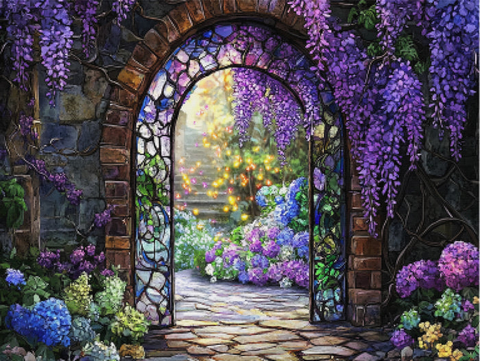 The Whispering Wisteria Gate